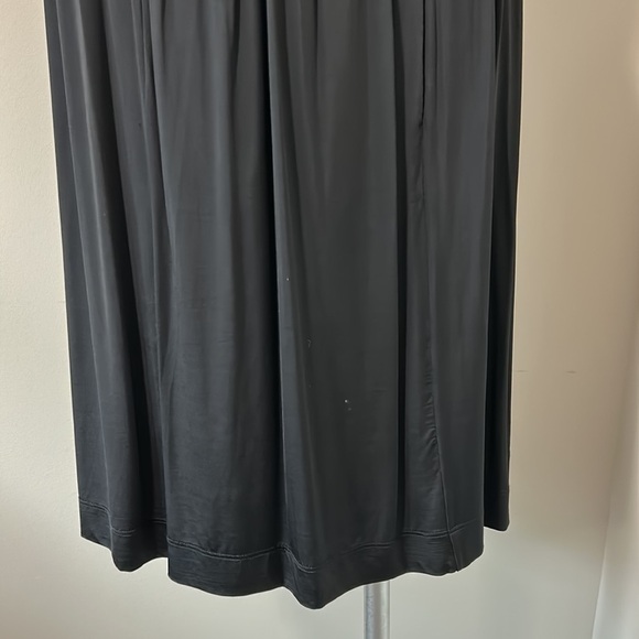 FENDI Authentic Black Knee Length Draped Ruched Dress Cocktail Black Tie Sz 42 - Picture 5 of 16